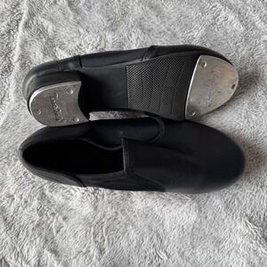 Theatricals T9100 Neoprene Pro Tap Shoes Black Slip On Dance Shoes Womens 6.5